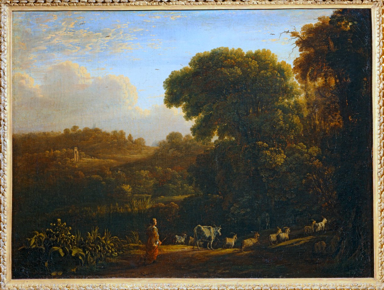 Paysage au soleil couchant - Landscape with a setting sun ... - Claude Lorrain (1600 82)