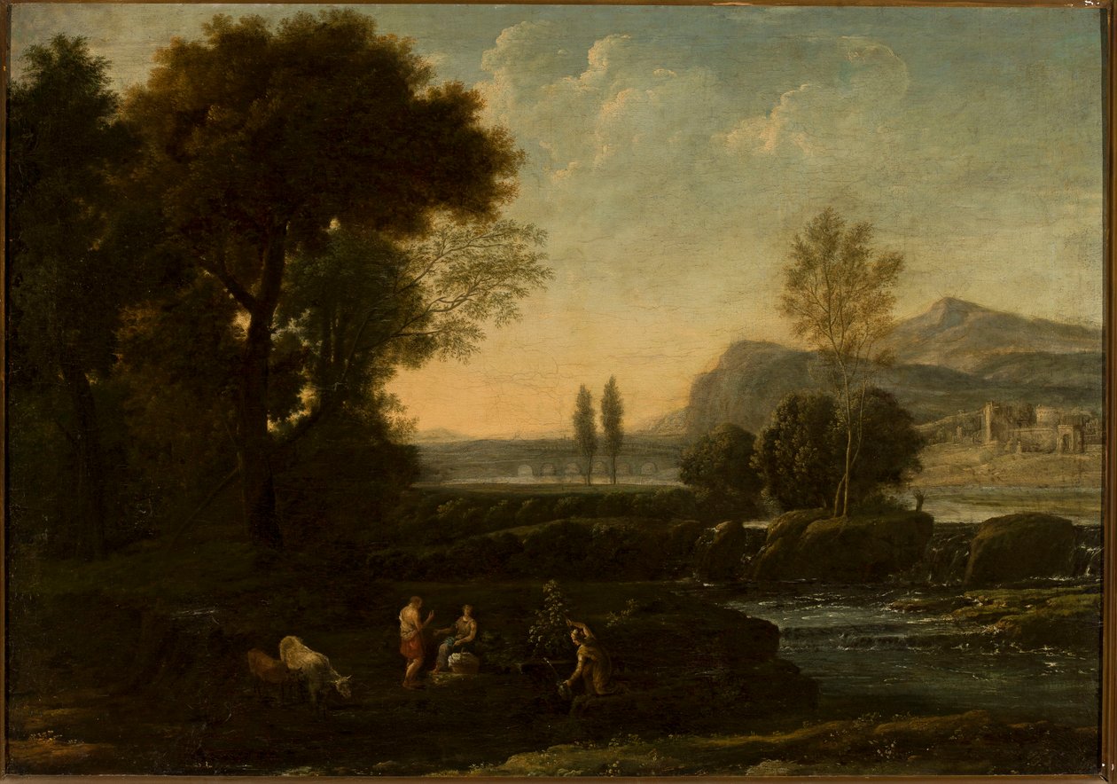 Paysage avec des bergers - Claude Lorrain
