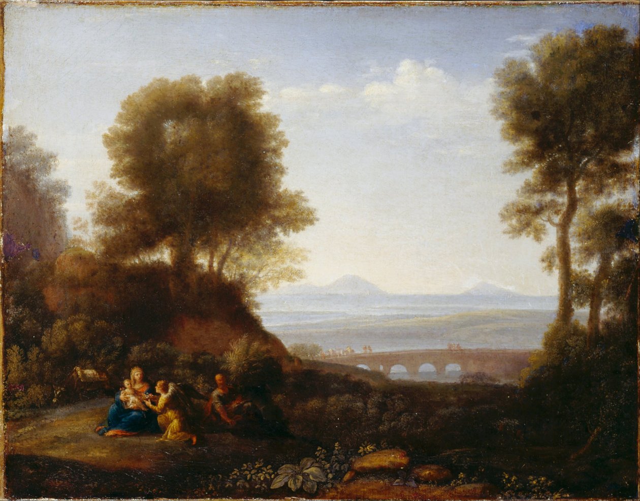 Repos pendant la fuite en Égypte - Claude Lorrain