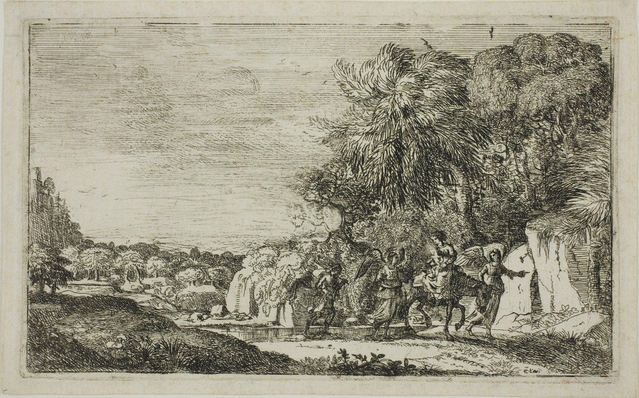La fuite en Égypte - Claude Lorrain