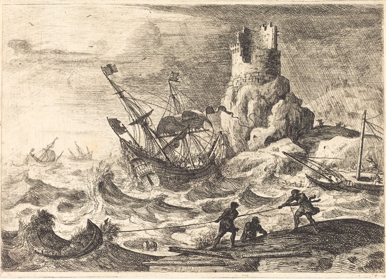 Le naufrage - Claude Lorrain
