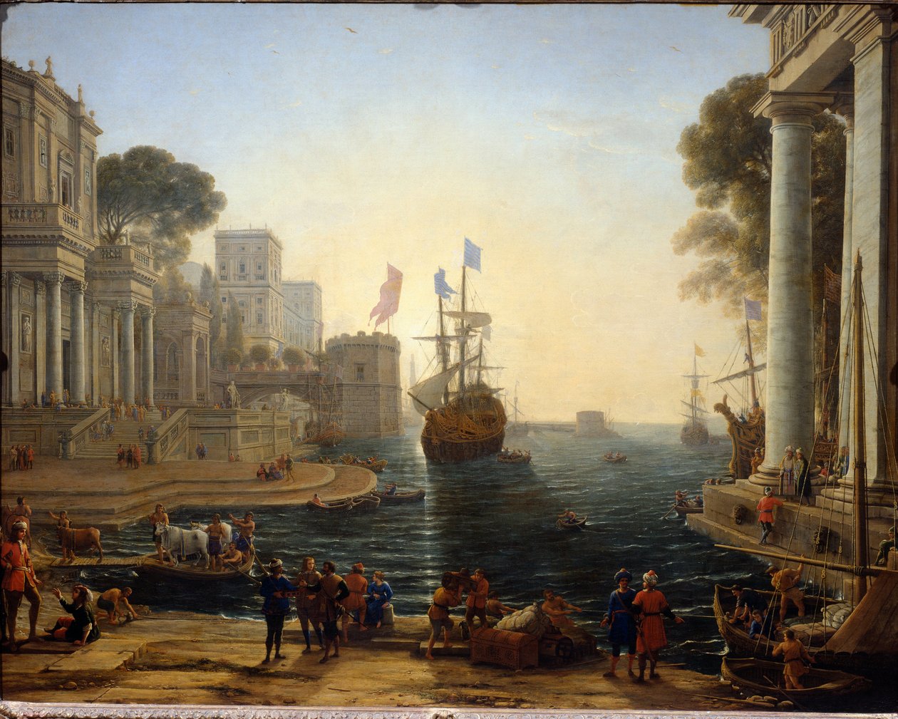 Ulysse présente Chryséis à son père - Claude Lorrain
