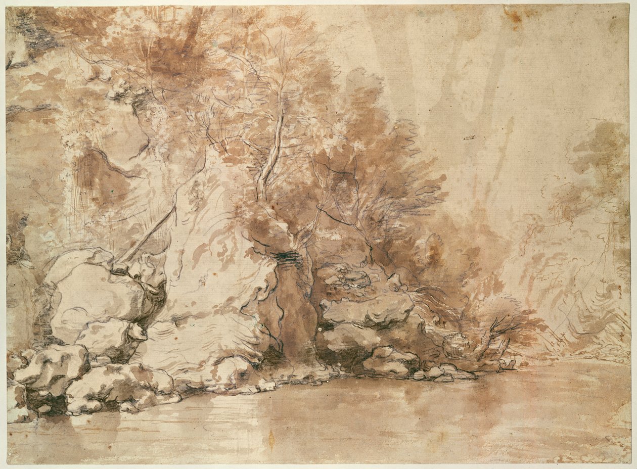 Étude pour un paysage - Claude Lorrain