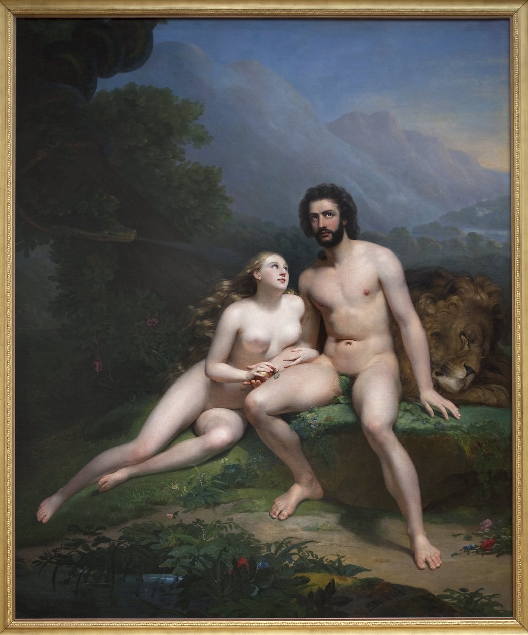 Adam et Ève - Claude Marie Dubufe
