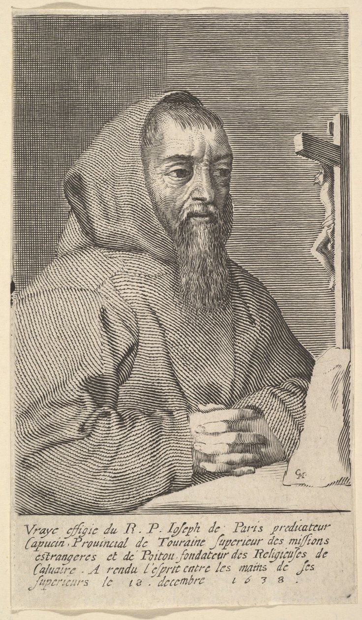 François Le Clerc Du Tremblay, dit le Père Joseph, 1638 - Claude Mellan