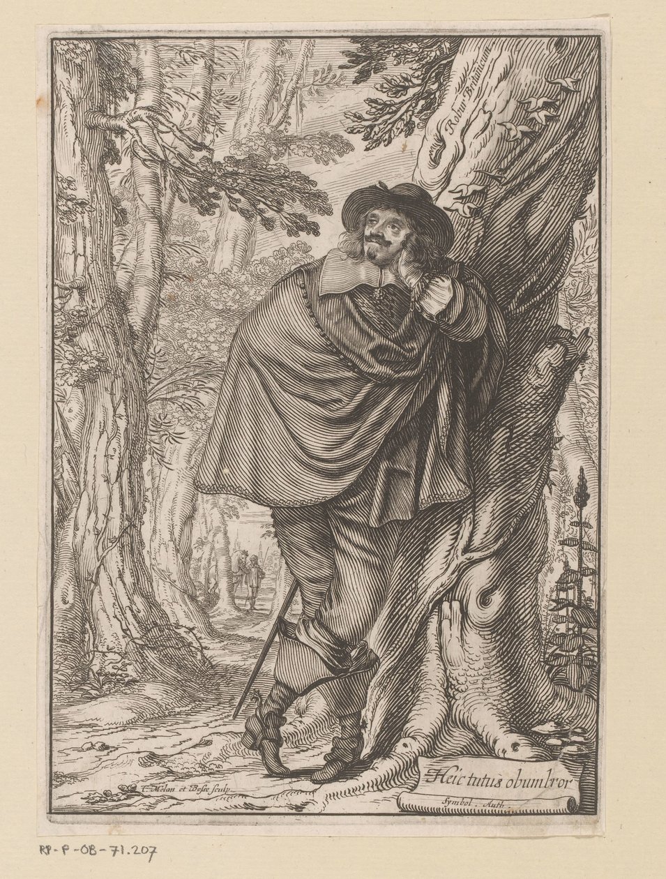 Page de titre pour : James Howell, Dendrologie (...), 1641 - Claude Mellan