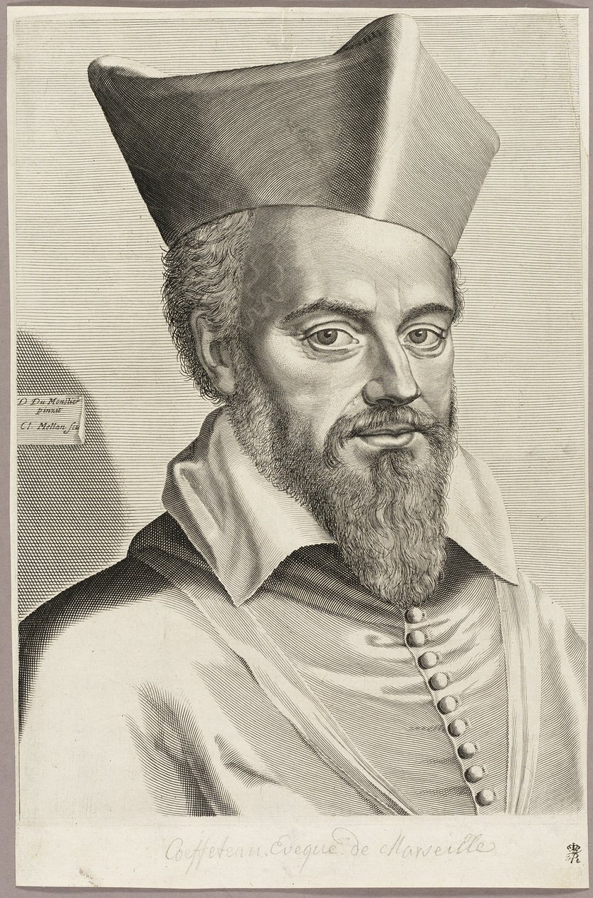 Nicolas Coeffeteau, évêque de Marseille - Claude Mellan