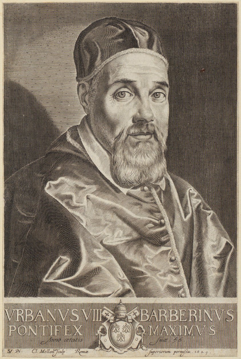 Portrait du pape Urbain VIII - Claude Mellan