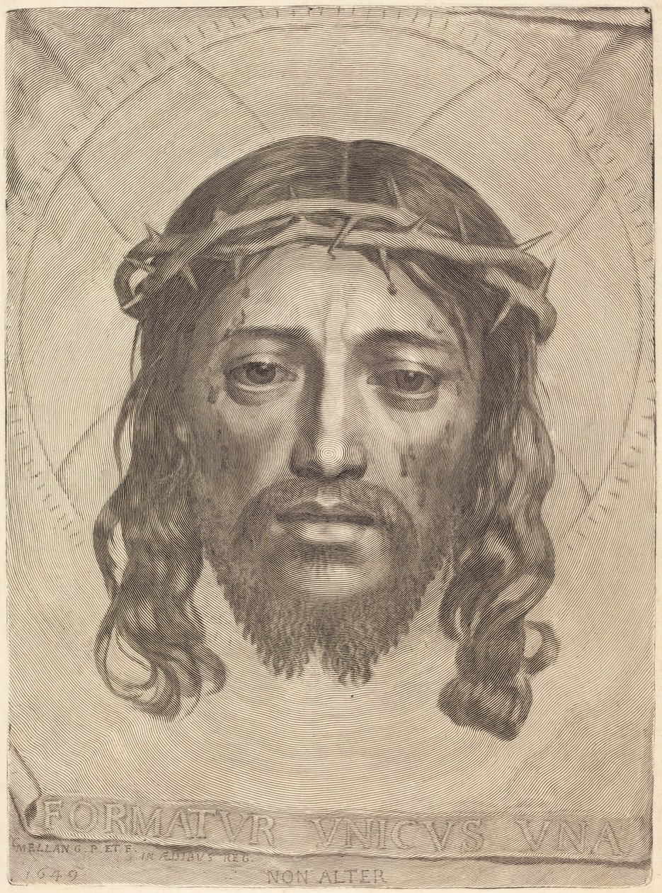 Le sudarium de sainte Véronique - Claude Mellan