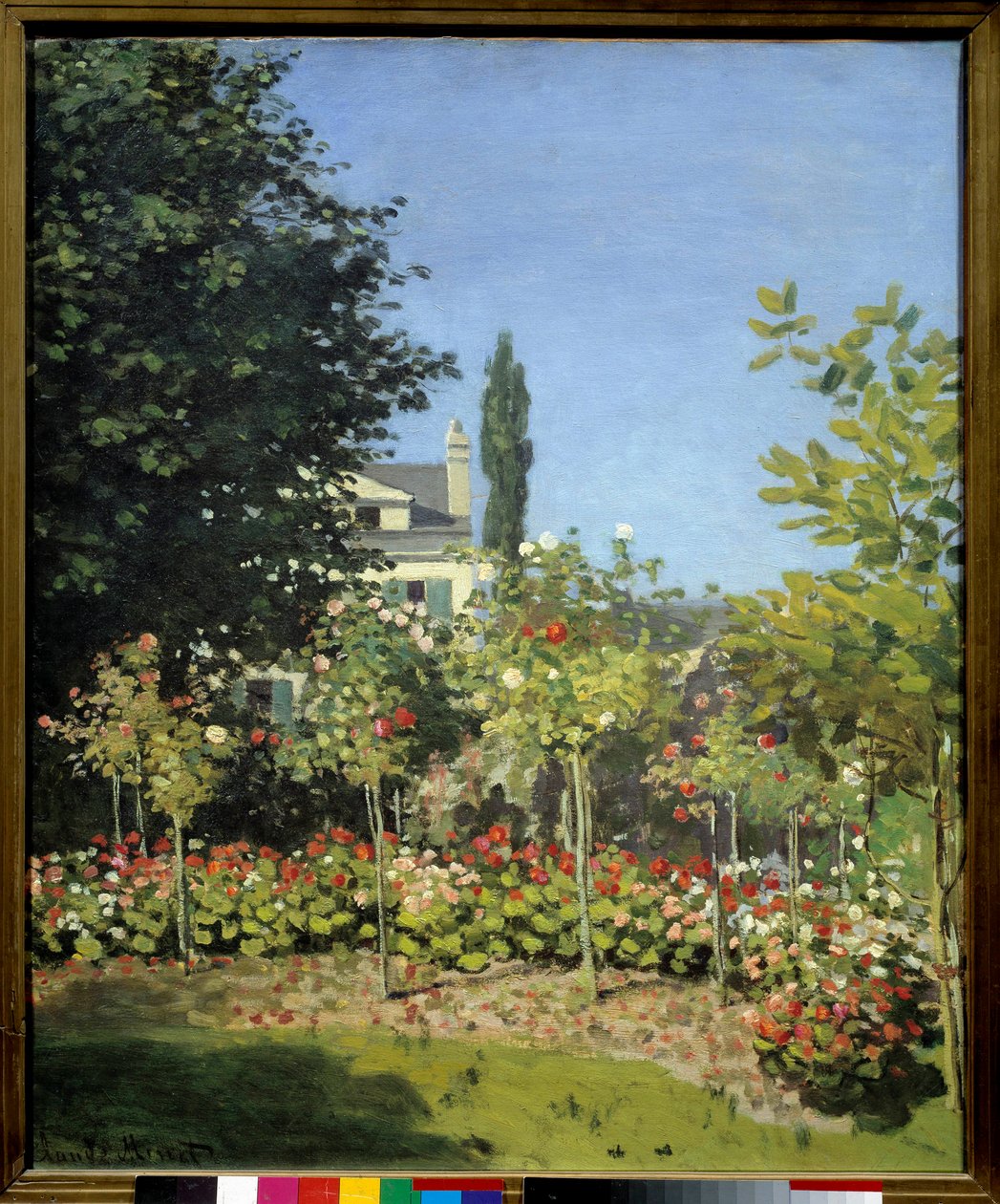 Un jardin fleuri à Sainte-Adresse - Claude Monet