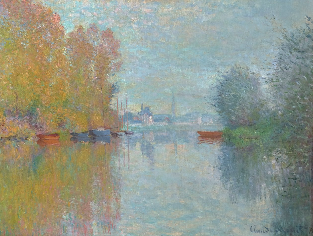 Automne sur la Seine, Argenteuil 1873 - Claude Monet
