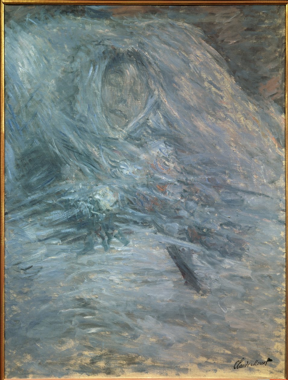 Camille sur son lit de mort - Claude Monet
