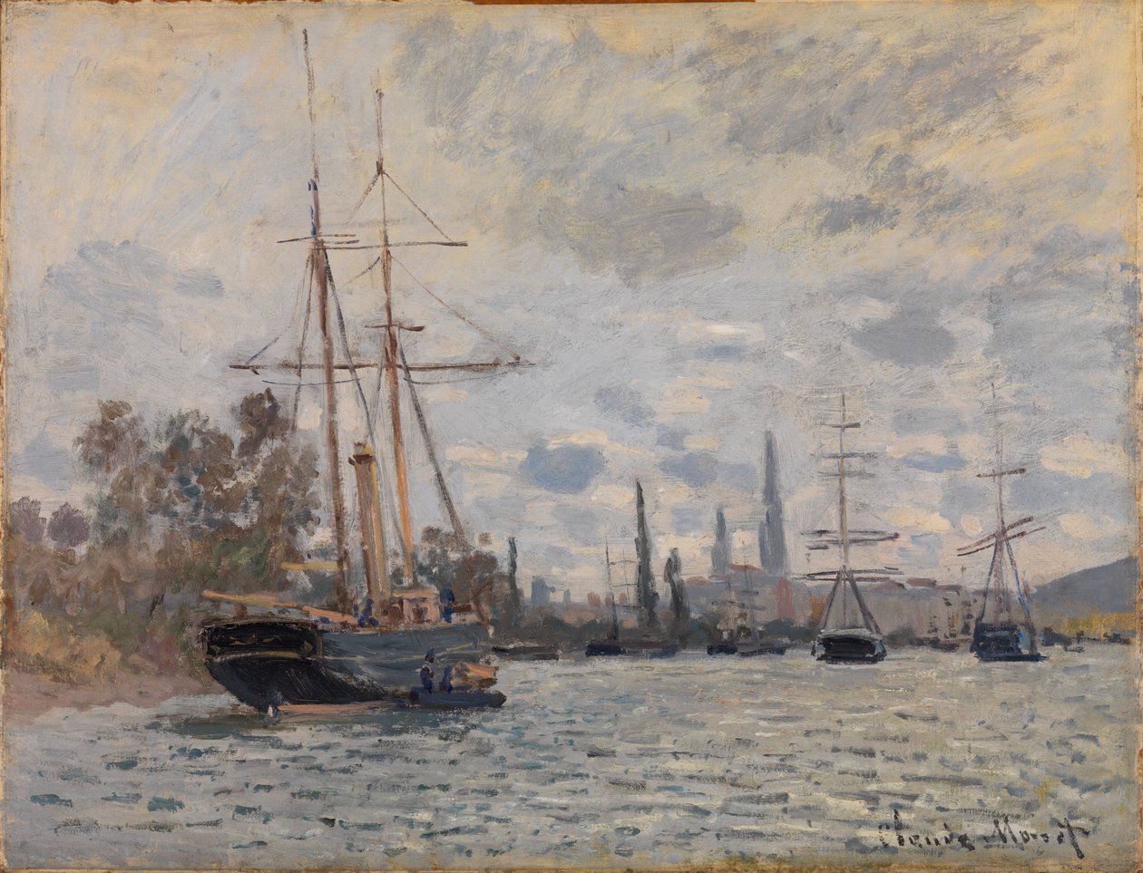 La Seine près de Rouen - Claude Monet