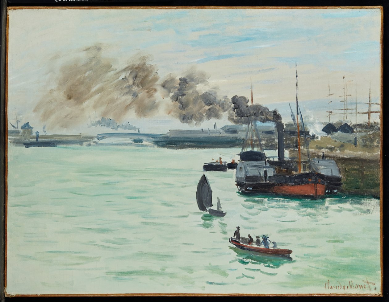 Vue du port - Claude Monet