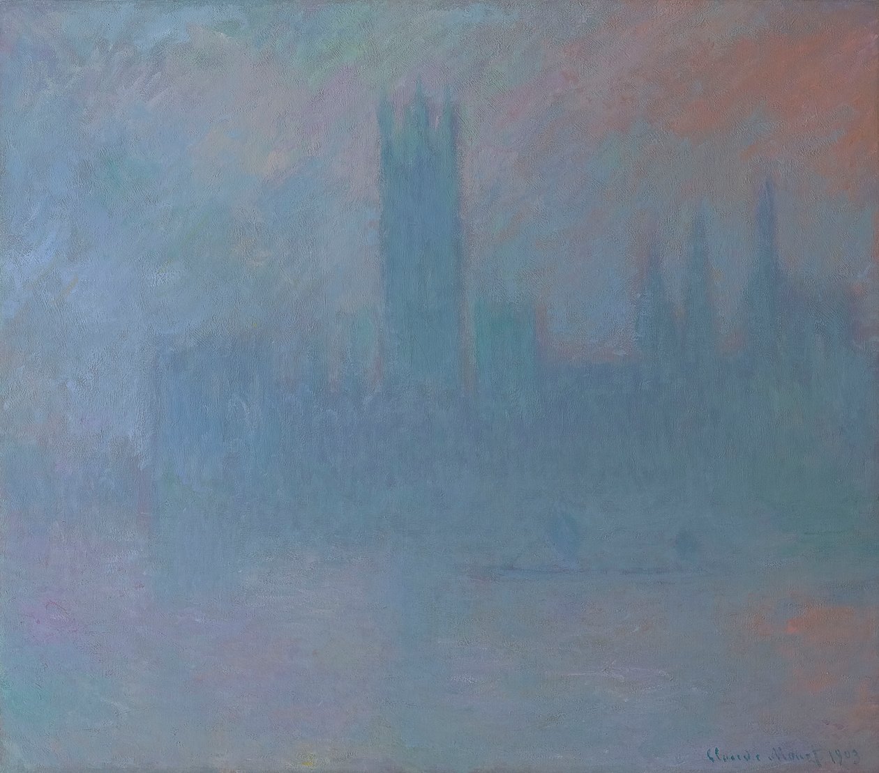 Les Chambres du Parlement dans le brouillard 1903 - Claude Monet