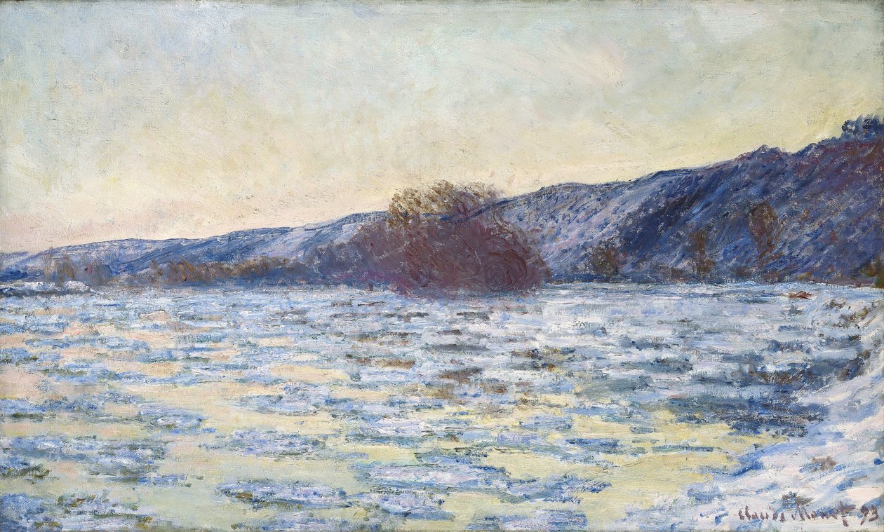 La banquise au crépuscule - Claude Monet