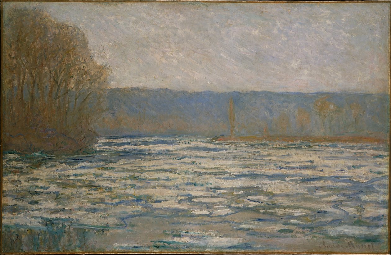 Dégel sur la Seine près de Bennecourt - Claude Monet