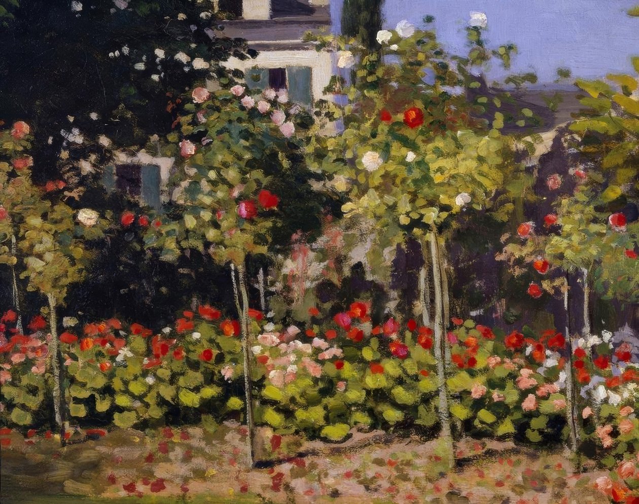 Jardin en fleurs - Claude Monet