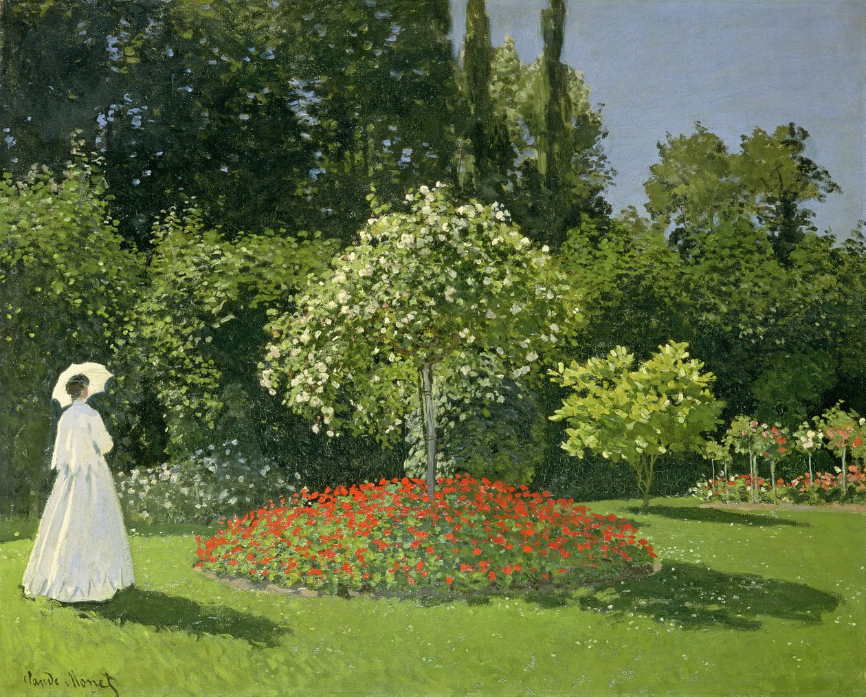 Jeanne Marie Lecadre dans le jardin - Claude Monet