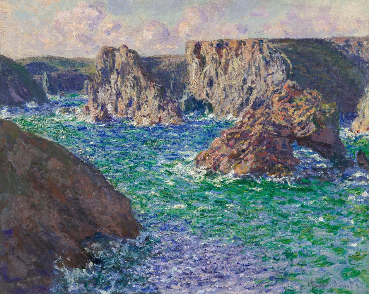 La Roche Guibel, Port-Domois - Claude Monet