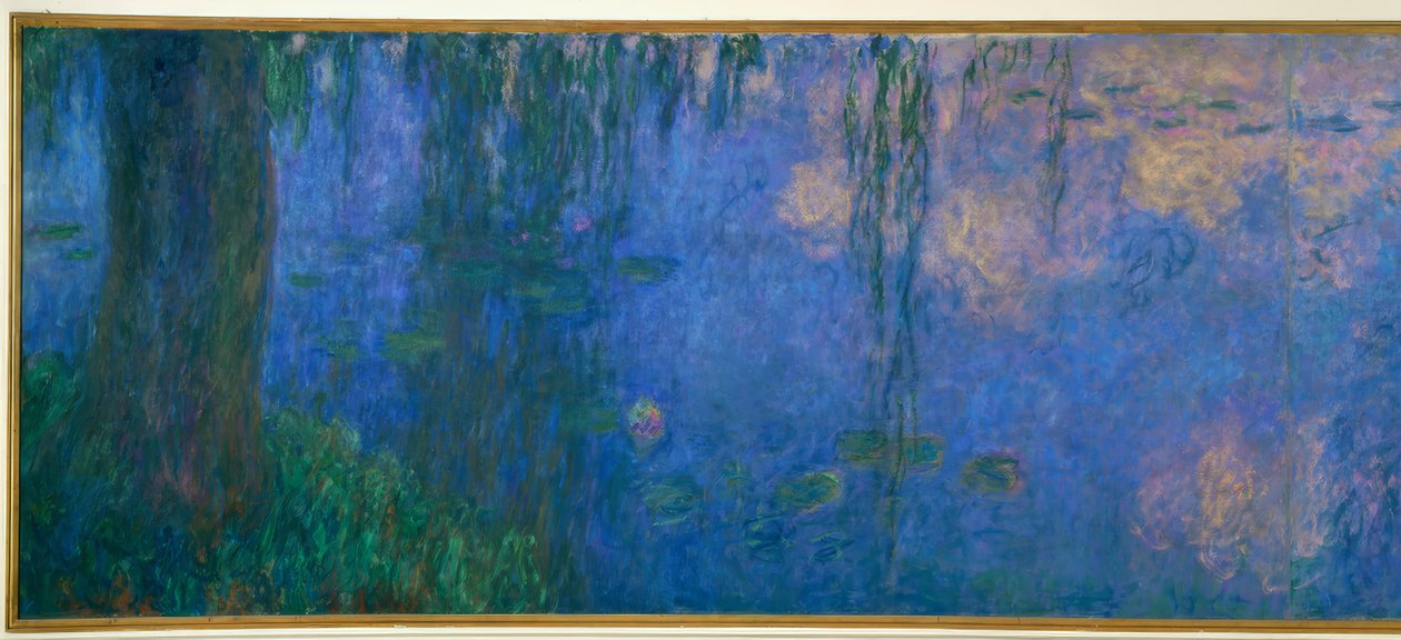 Le Bassin aux nymphéas avec saules, Le Matin aux saules - Claude Monet