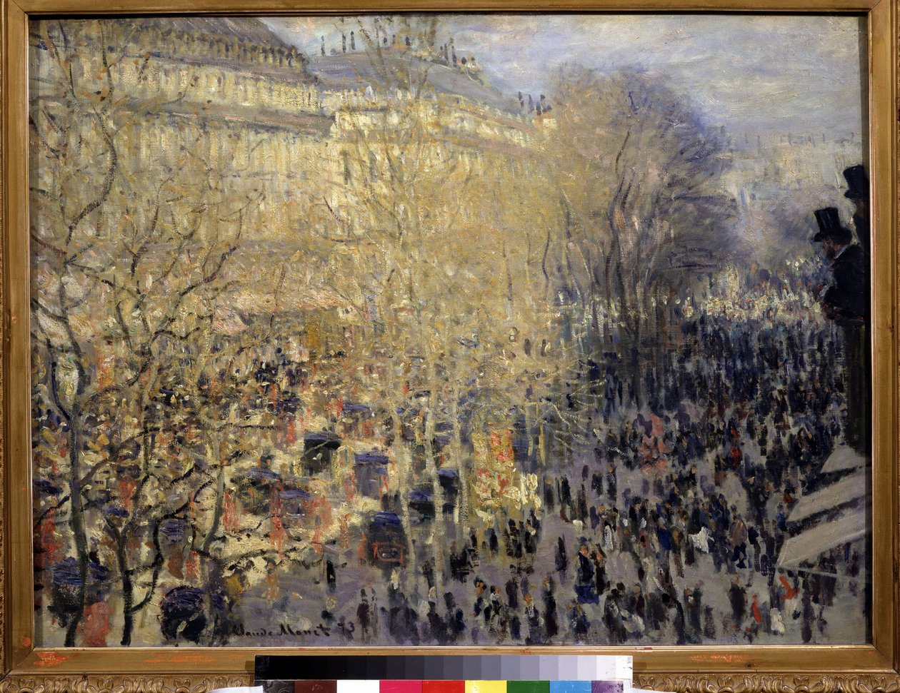 Le boulevard des Capucines - Claude Monet
