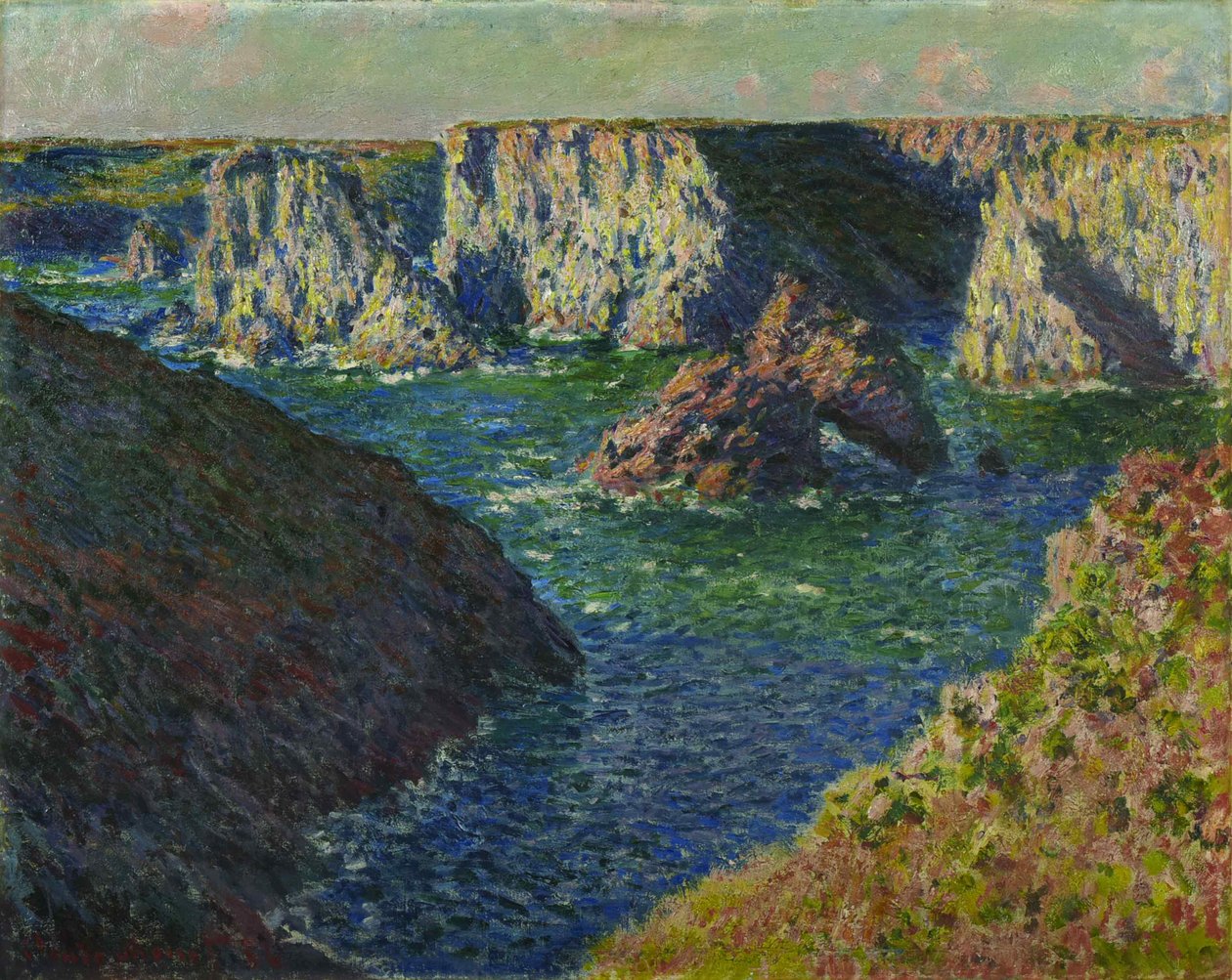 Les Rochers de Belle-Île - Claude Monet