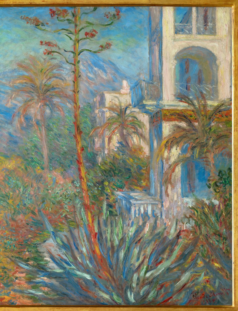 Les villas a Bordighera,1884 (huile sur toile) - Claude Monet