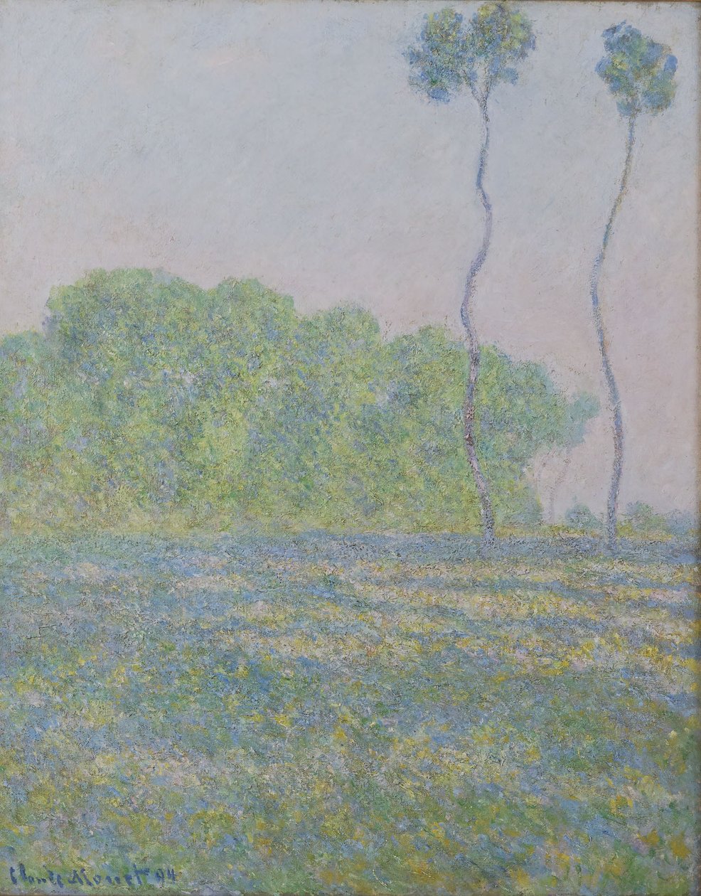 Prairie à Giverny - Claude Monet