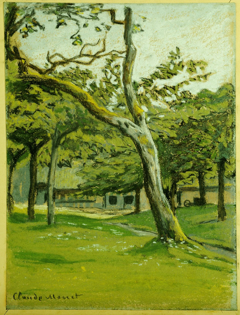 Ferme normande sous les arbres - Claude Monet