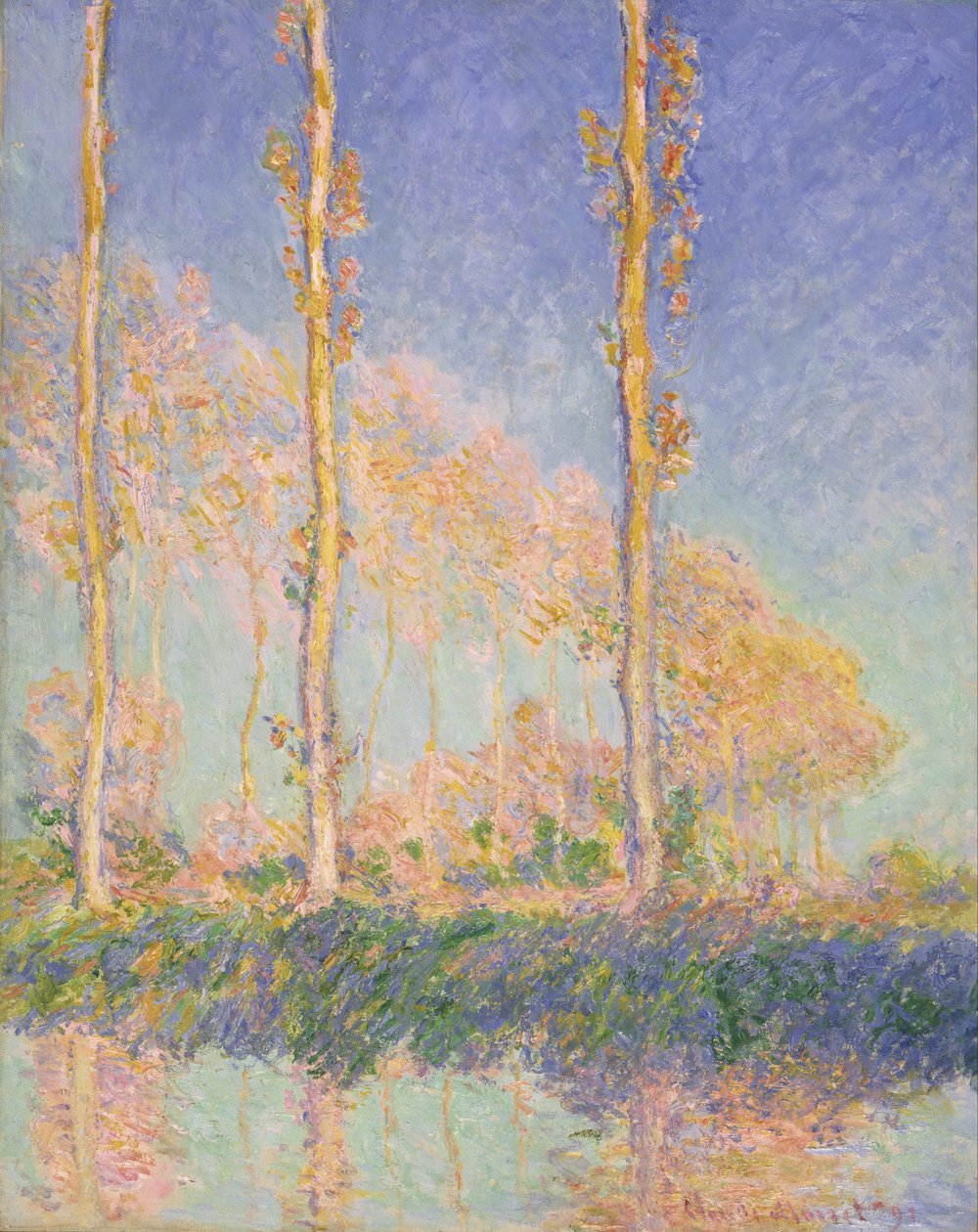 Peupliers - Claude Monet