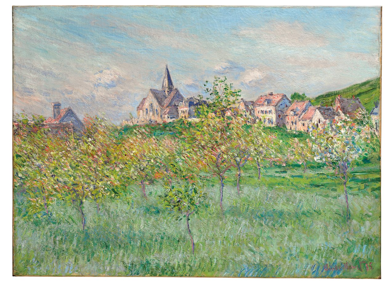 Printemps à Giverny, effet d