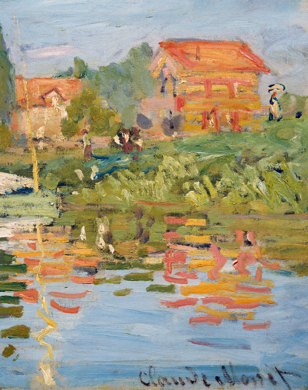 Régates à Argenteuil (détail) - Claude Monet