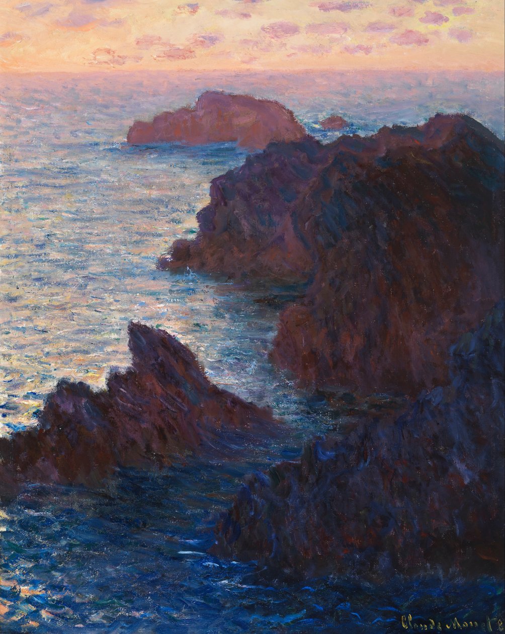Rochers à Belle-Île, Port-Domois - Claude Monet