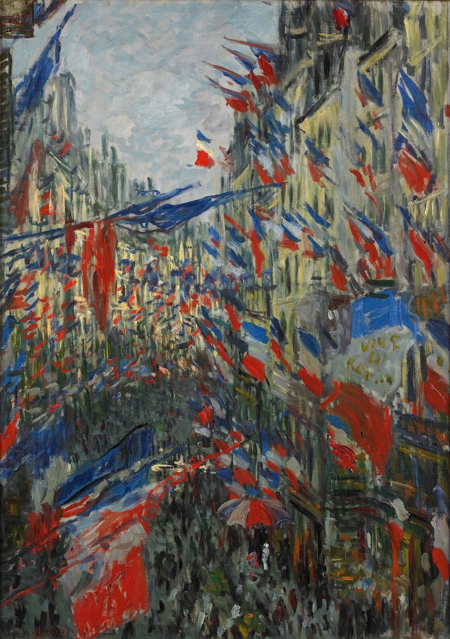 Rue Saint-Denis, fête du 30 juin 1878 - Claude Monet