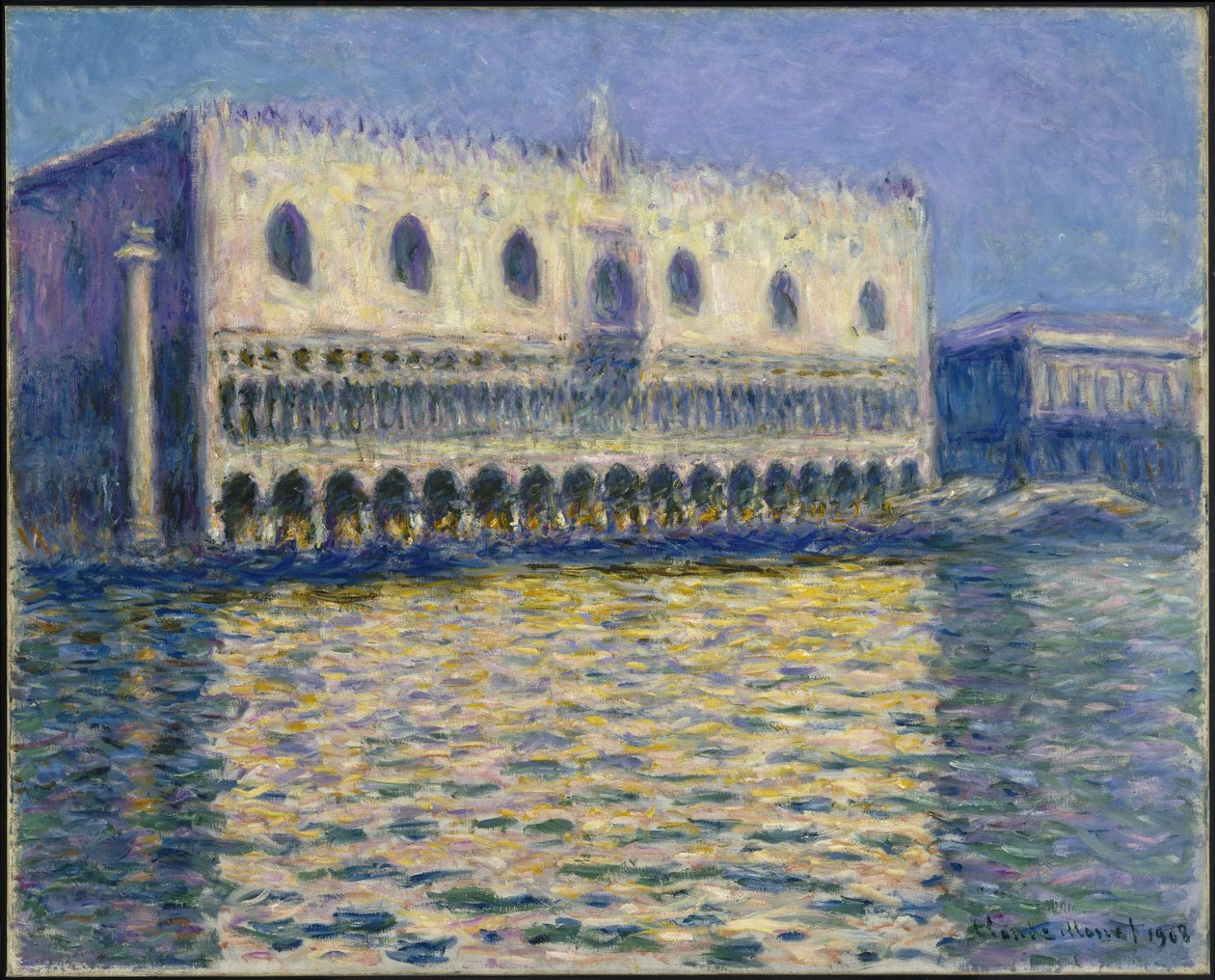The Doges Palace (Le Palais ducal) - Claude Monet
