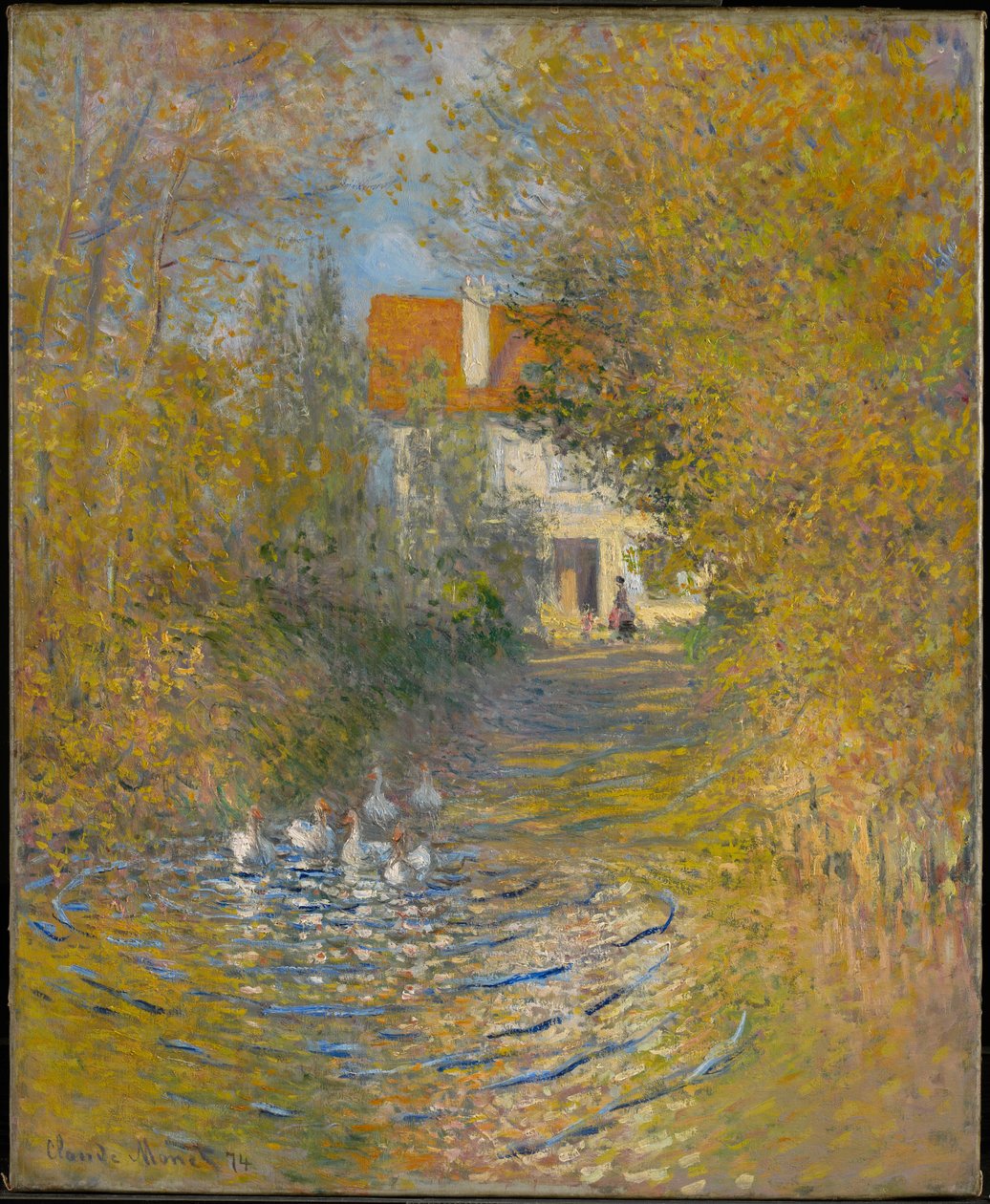 Les oies - Claude Monet