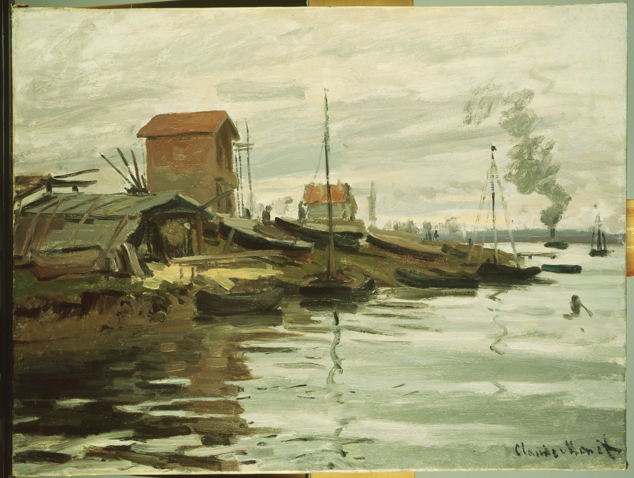 La Seine à Petit-Gennevilliers, 1872 - Claude Monet
