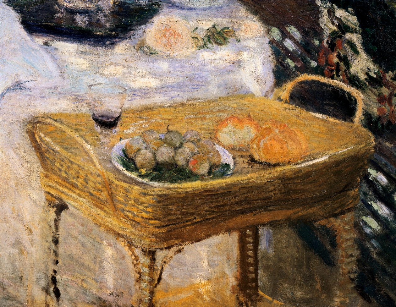 Le déjeuner, panneau décoratif montrant le jardin de Monet à Argenteuil (détail) - Claude Monet