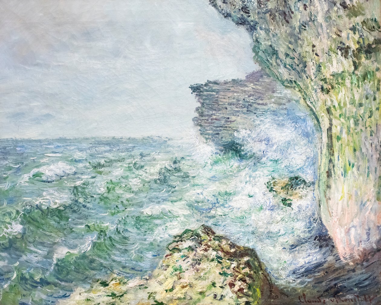 La mer à Fécamp - Claude Monet