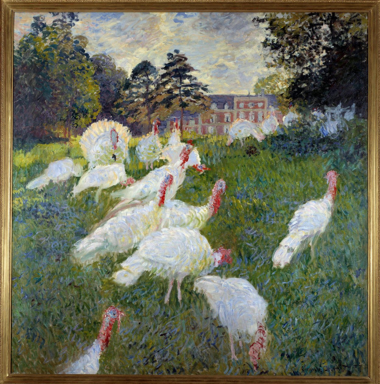 Dindons (Vue du château de Rottembourg à Montgeron) - Claude Monet