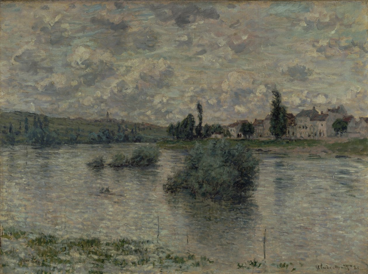Vue de la Seine, Lavacourt, 1880 - Claude Monet