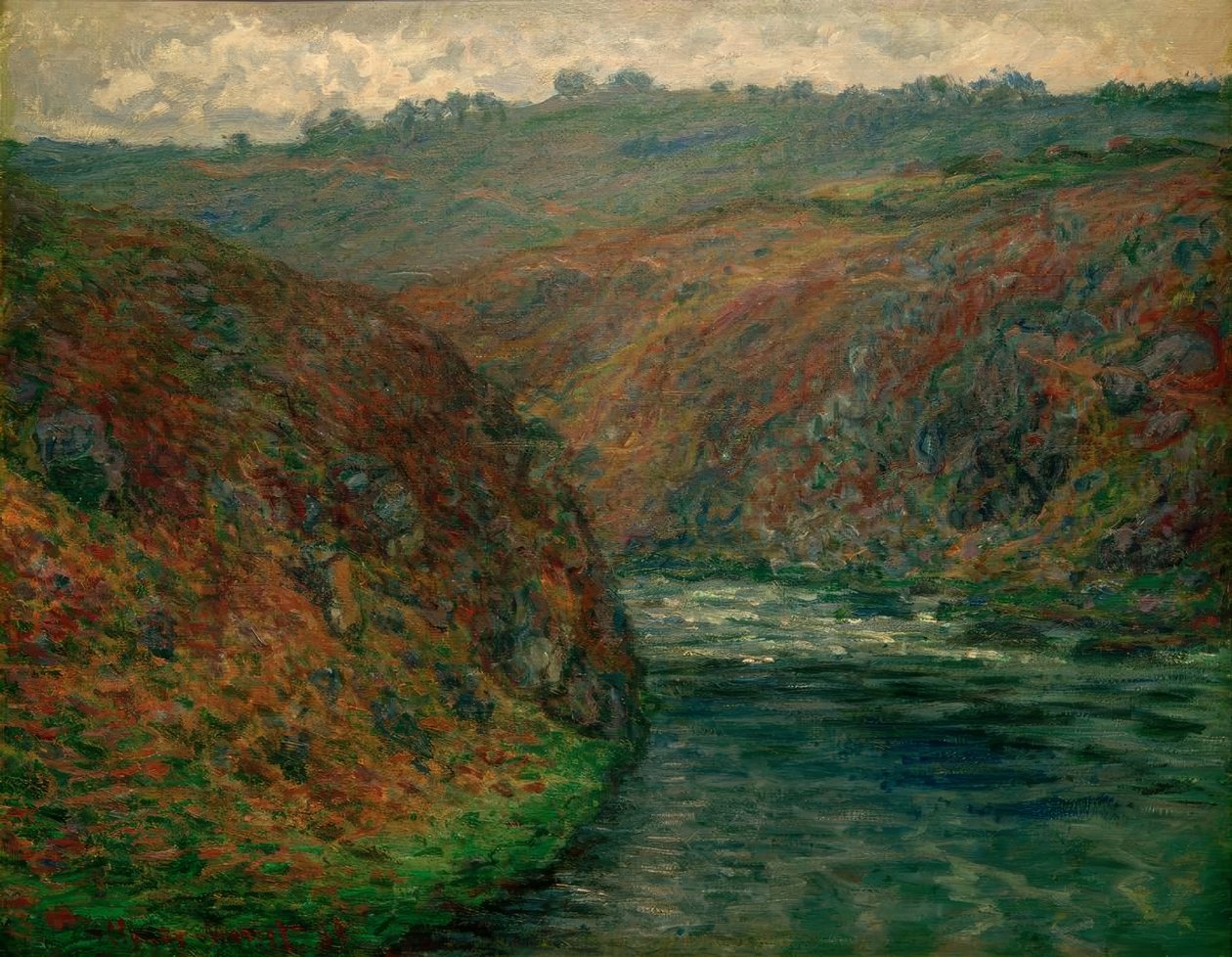Vue de Creuse, temps sombre - Claude Monet