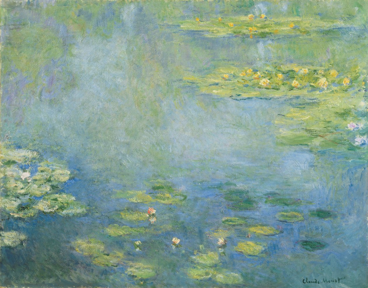 Nymphéas, vers 1906 (huile sur toile) - Claude Monet