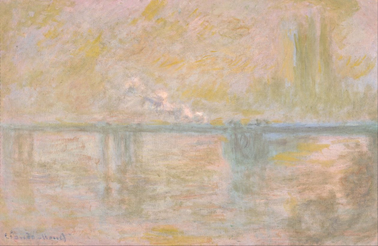 Le pont de Charing Cross, Londres - Claude Monet