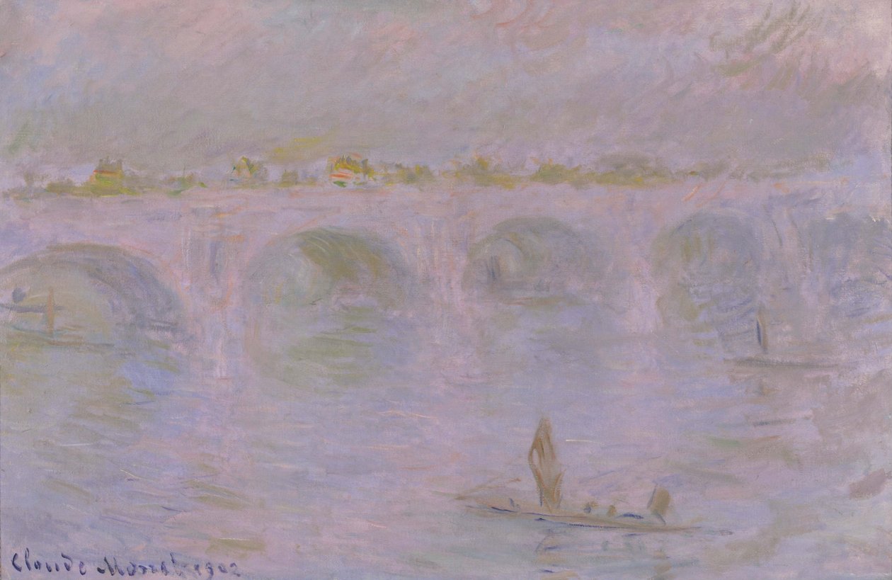 Le pont de Waterloo, Londres - Claude Monet