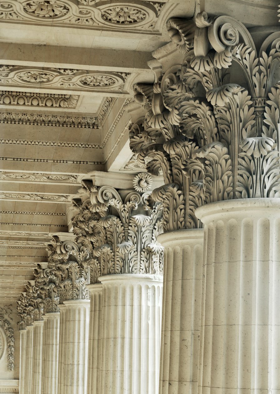 Colonnade de Claude Perrault, chapiteaux corinthiens ... - Claude Perrault