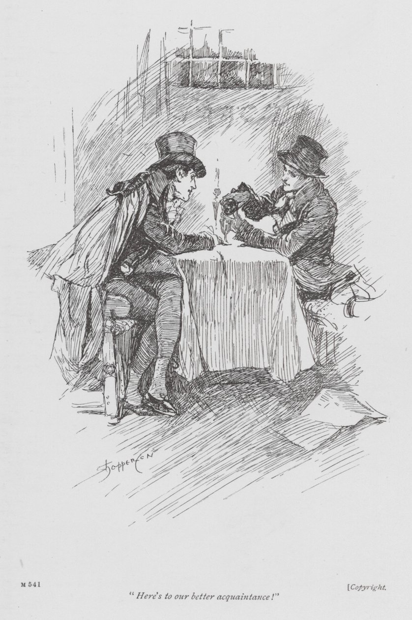Illustration pour Lavengro par George Borrow (lithographie) - Claude Shepperson