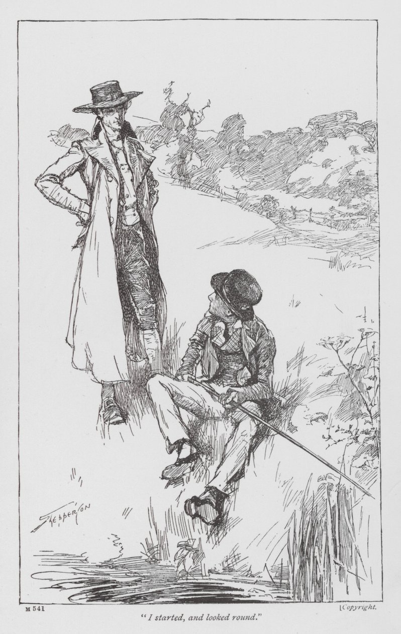 Illustration pour Lavengro par George Borrow (lithographie) - Claude Shepperson