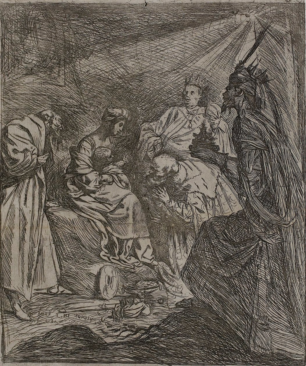 Adoration des rois mages - Claude Vignon